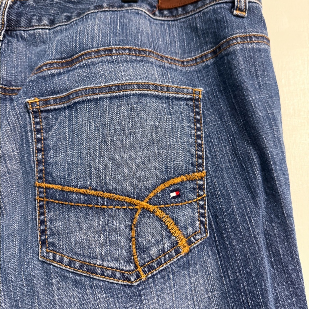 Tommy Hilfiger Plus 22 Cropped Straight Jeans 25 Inseam Medium Wash - Picture 11 of 15